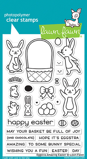 Lawn Fawn Eggstra Amazing Easter Clear Stamp