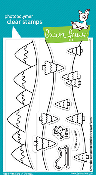 Lawn Fawn Stamps: Over the Moun