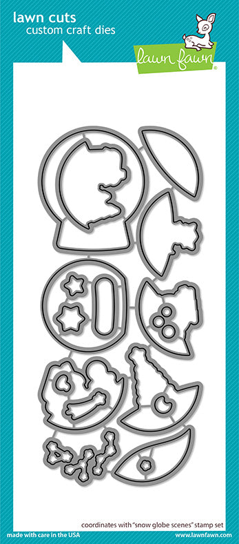 Lawn Fawn Cuts: Snow Globe Scen