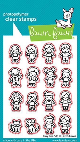 Lawn Fawn Tiny Friends Stamp Die Set