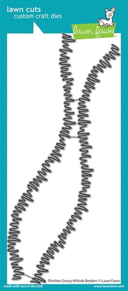 Lawn Fawn Slimline Grassy Hillside Border