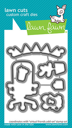 Lawn Fawn Virtual Friends Add-On Die Set