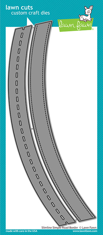 Lawn Fawn Slimline Simple Road Border Cut