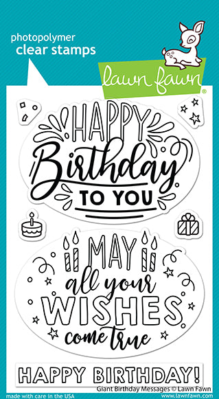 Lawn Fawn Giant Birthday Messages