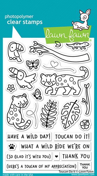 Lawn Fawn Toucan Do It Clear Stamps