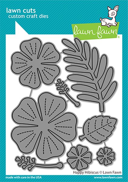 Lawn Fawn Happy Hibiscus Craft Die