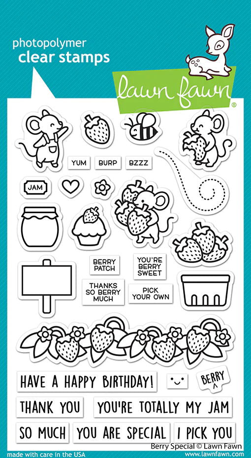 Lawn Fawn Stamps - Berry Special