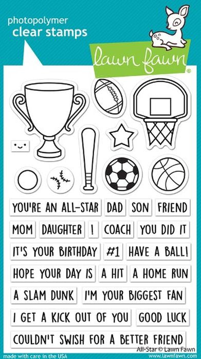 Lawn Fawn All Star Clear Stamp