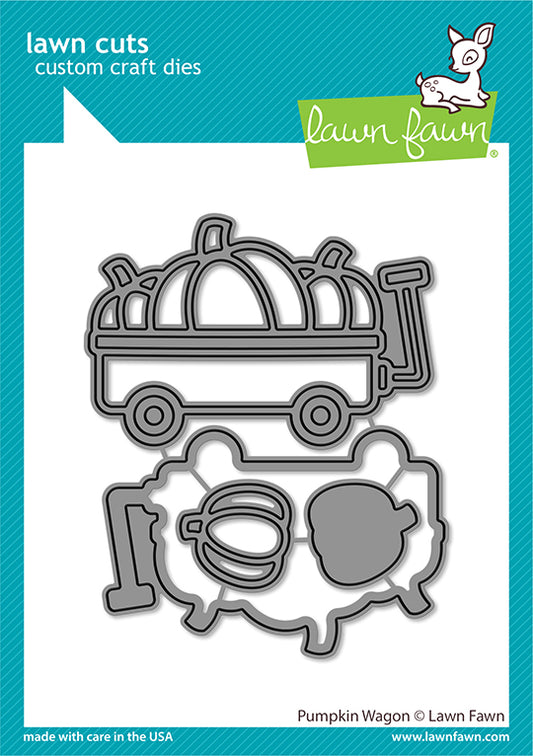 Lawn Fawn Pumpkin Wagon Lawn Cuts Dies
