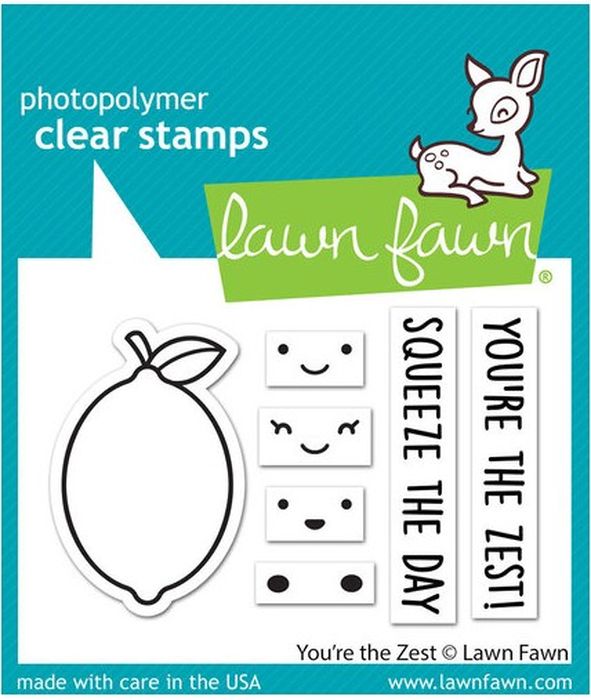 Lawn Fawn You're the Zest Clear Stamp