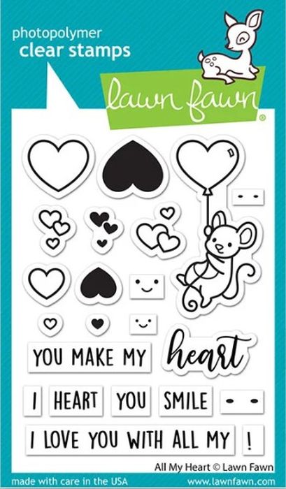 All My Heart Clear Stamps