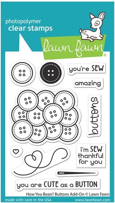 Lawn Fawn How You Bean? Buttons Add-On