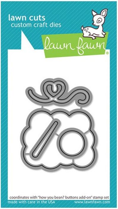 Lawn Fawn How You Bean? Buttons Dies