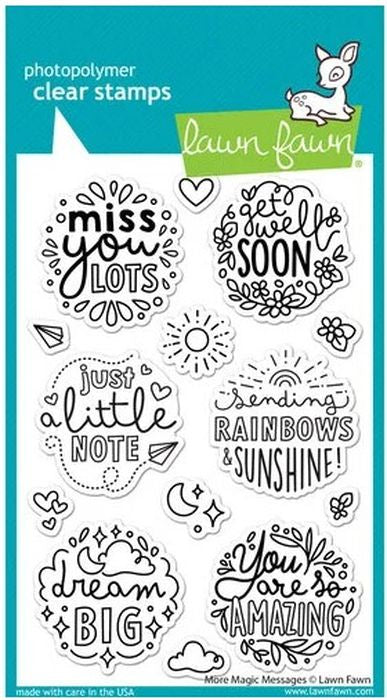 Clear Stamps More Magic Message