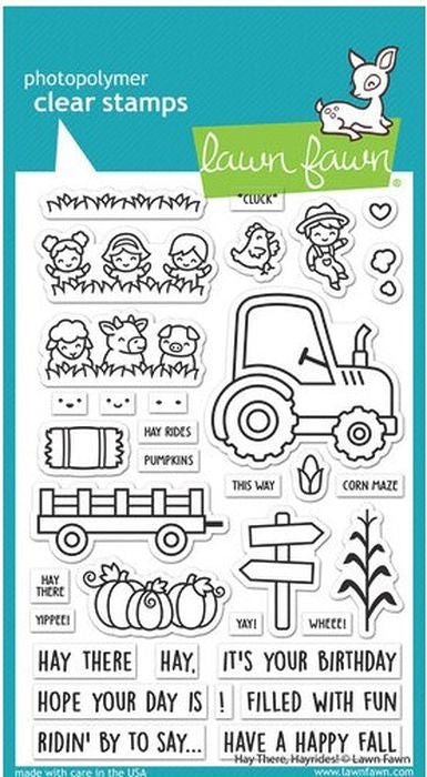 Clear Stamps Hay There, Hayrides!