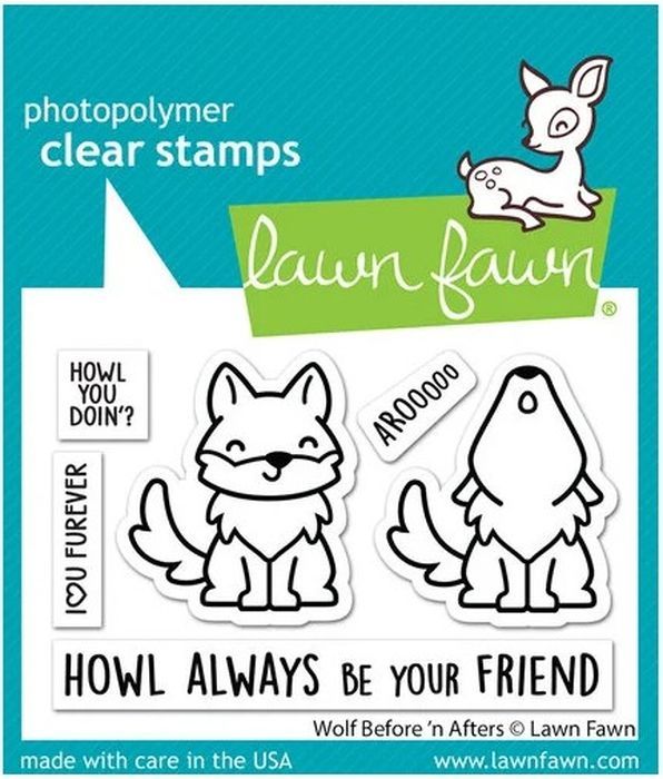 Clear Stamps Wolf Before 'n Aft