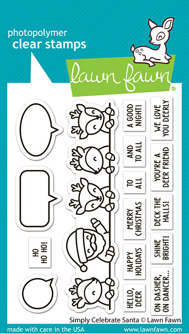 Lawn Fawn Stamps - Simply Celebrate Santa