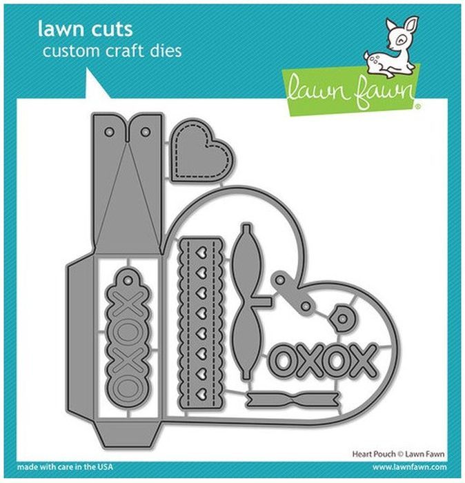 Lawn Fawn Heart Pouch Dies