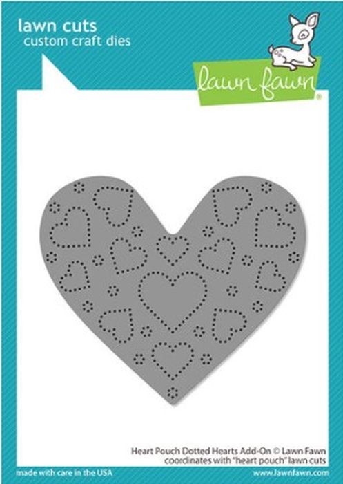 Heart Pouch Dotted Hearts Add On
