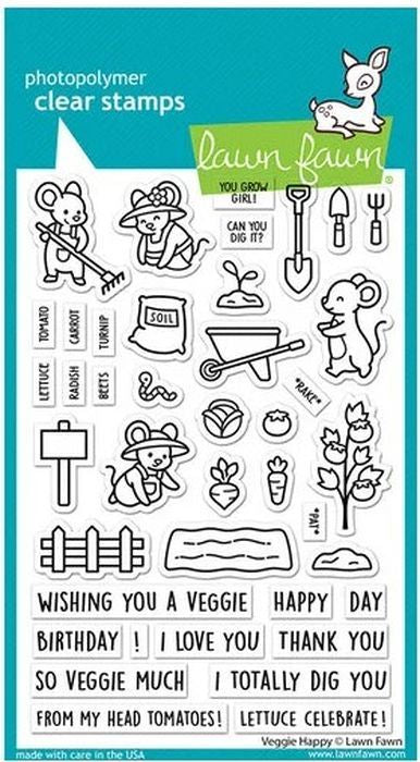 Veggie Happy Stamp