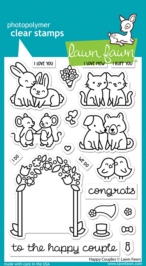 Lawn Fawn Happy Couples Stamp