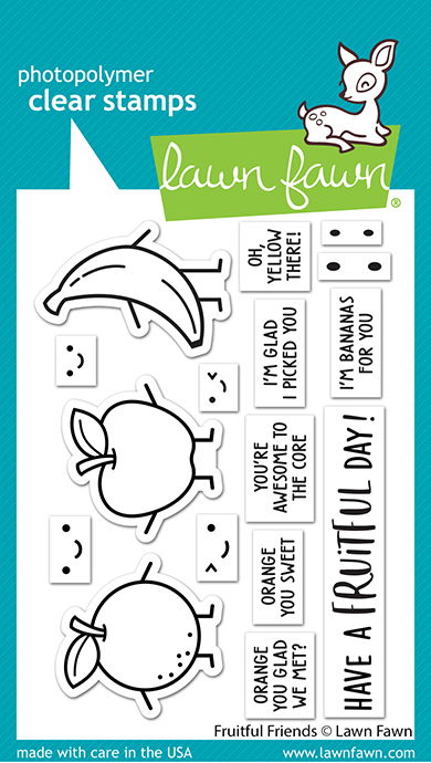 Lawn Fawn Fruitful Friends Clear Stamp Set