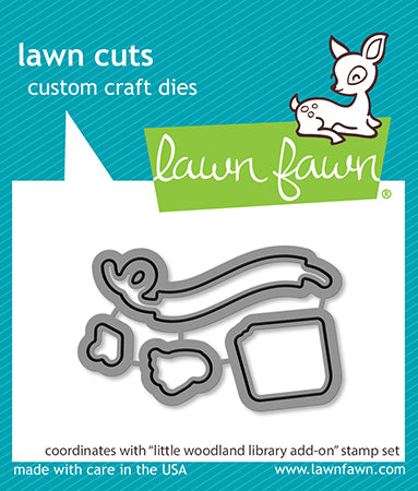 Lawn Fawn Little Woodland Library Add-On Die