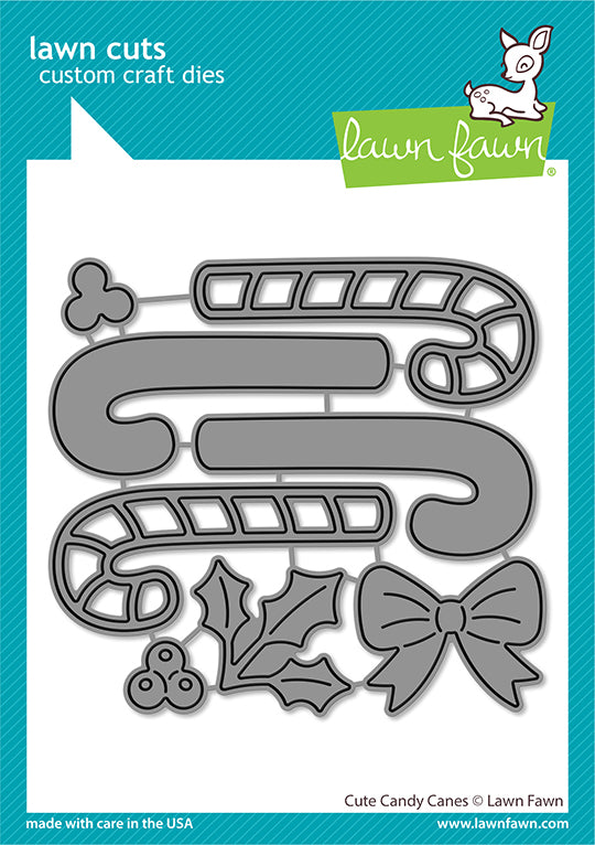 Lawn Fawn Lawn Cuts - Cute Candy Canes Dies