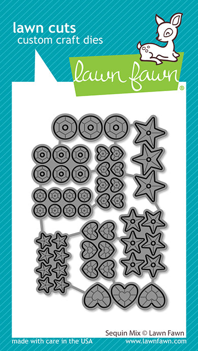 Lawn Fawn Lawn Cuts - Sequin Mix Dies