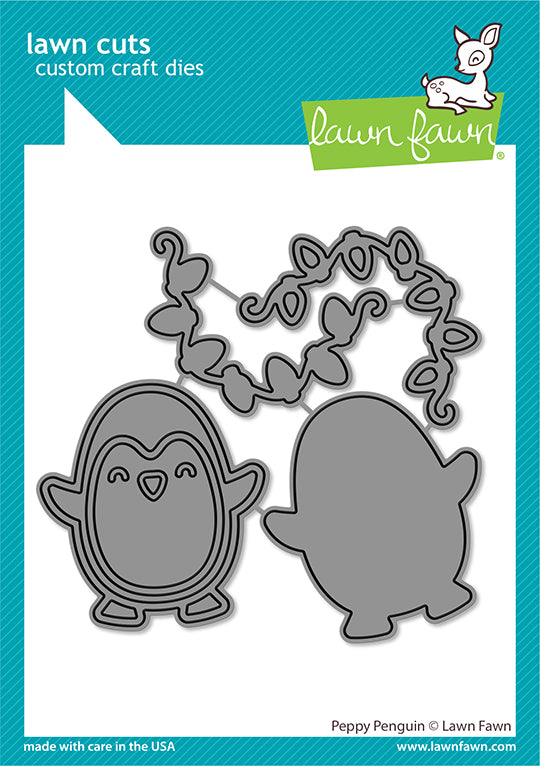 Lawn Fawn Peppy Penguin Die