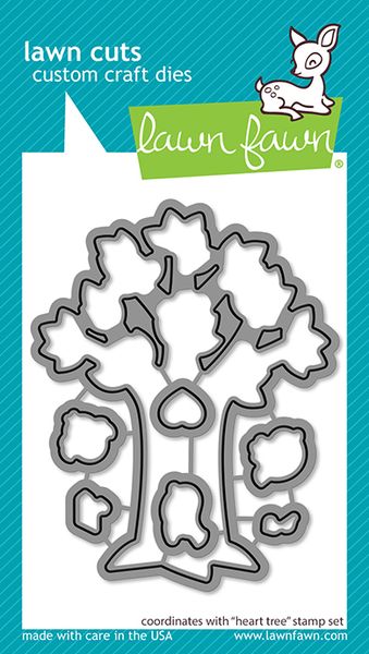 Lawn Fawn Lawn Cuts Heart Tree Dies