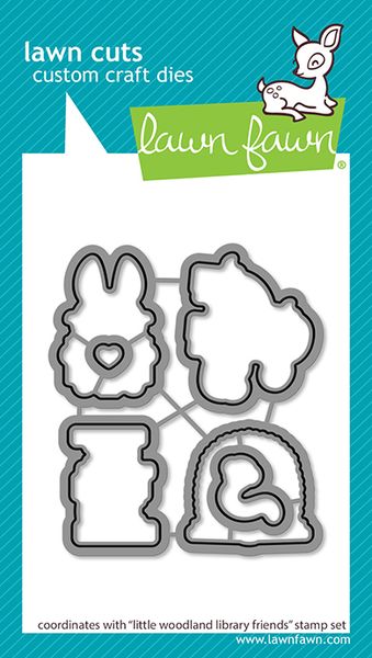 Lawn Fawn Lawn Cuts - Little Woodland Library Friends Dies