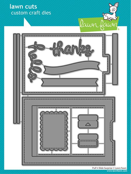 Lawn Fawn Lawn Cuts - Pull 'n Slide Surprise Dies