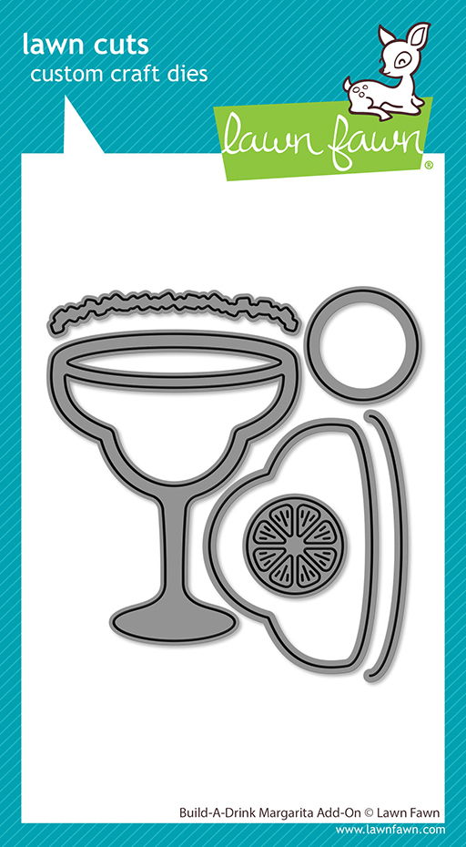 Lawn Fawn Lawn Cuts - Build-A-Drink Margarita Add-On Dies