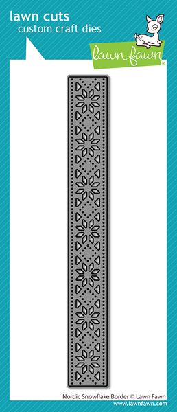 Lawn Fawn Nordic Snowflake Border