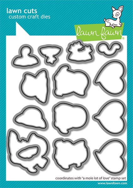 Lawn Fawn A Mole Lot Of Love Lawn Cuts