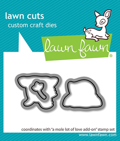 Lawn Fawn A Mole Lot Of Love Add-On Lawn Cuts