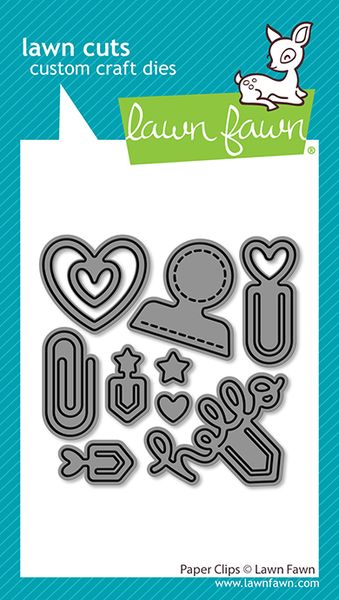 Lawn Fawn Paper Clips Stamp Set