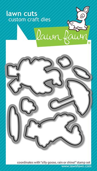 Lawn Fawn Silly Goose, Rain Or Shine! Lawn Cuts