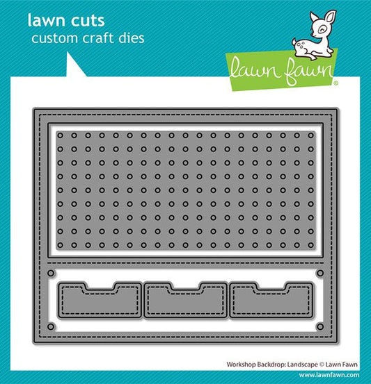 Lawn Fawn Workshop Backdrop: Landscape Die