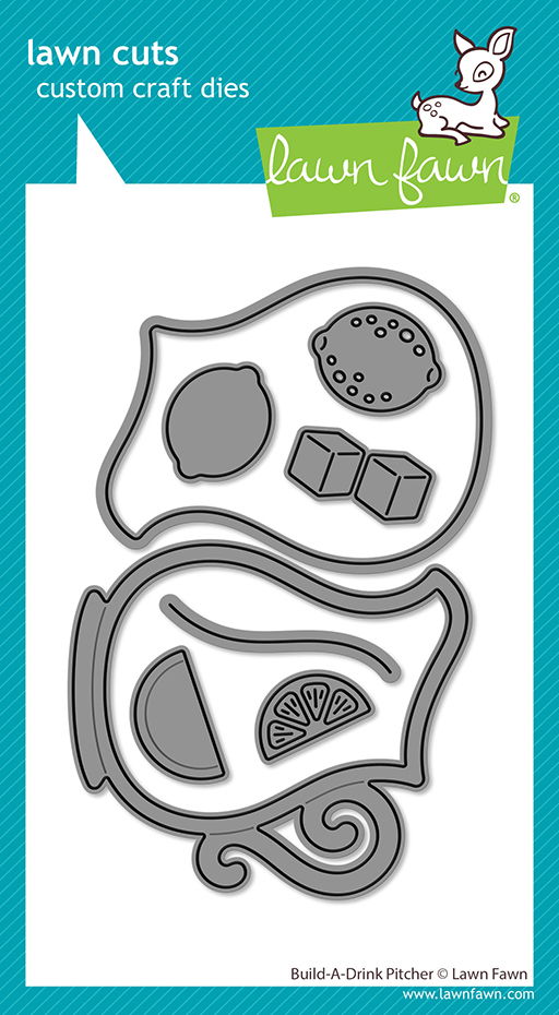 Lawn Fawn Build-a-Drink Pitcher Die Set