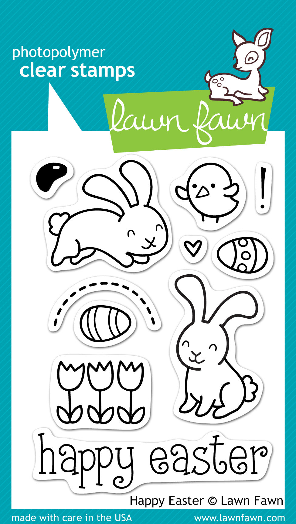 Lawn Fawn Happy Easter Clear Stamp