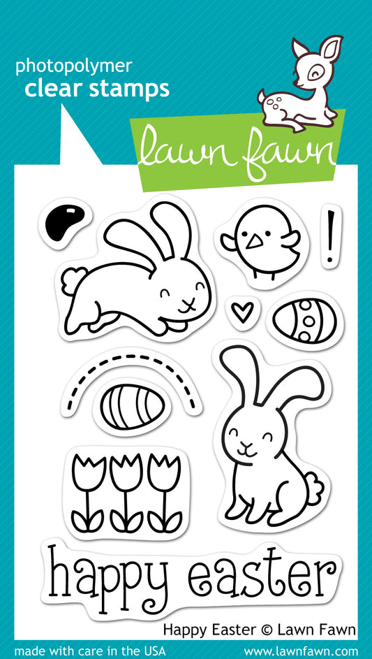 Lawn Fawn Happy Easter Clear Stamp
