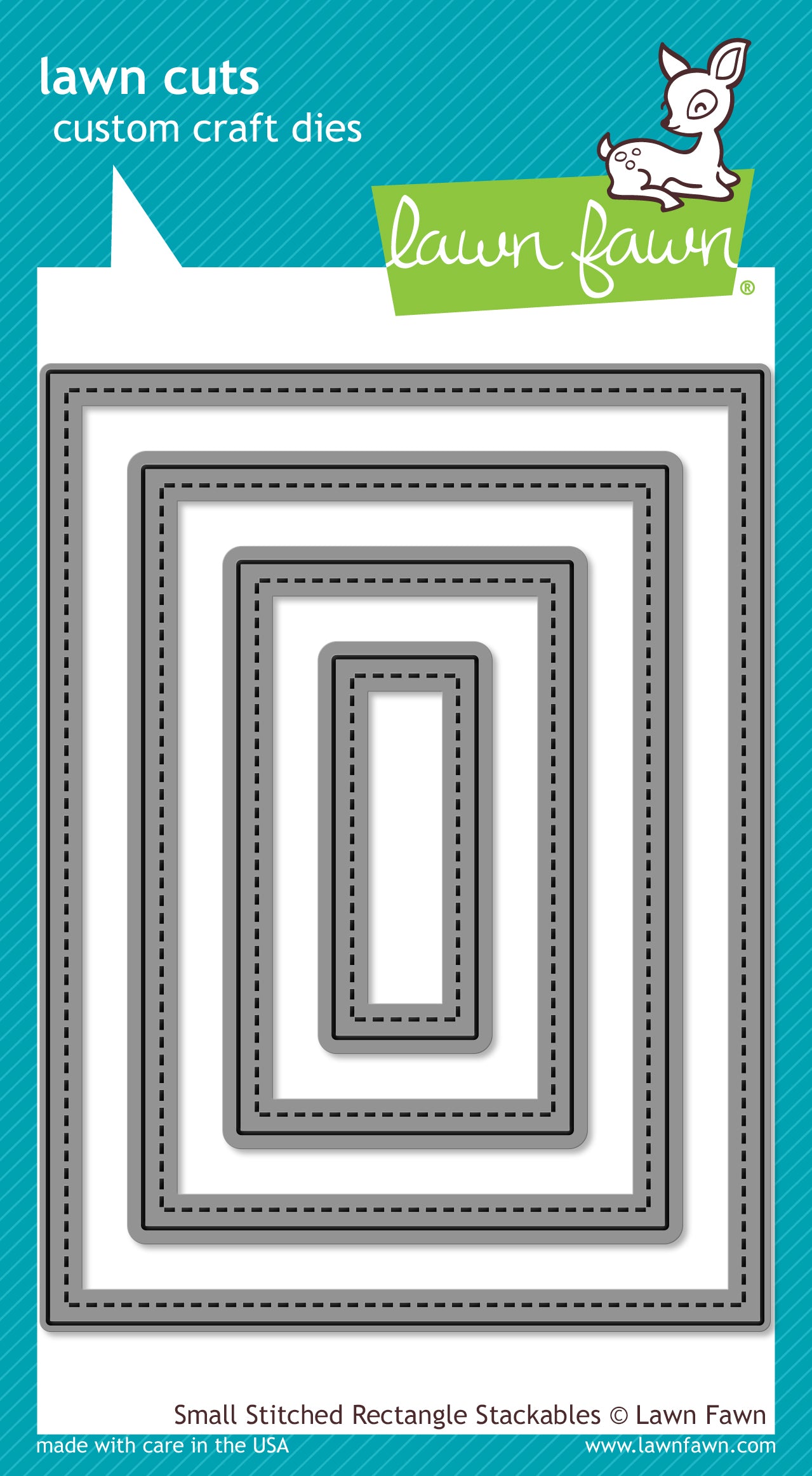 Lawn Fawn Small Stitched Rectangle Stacka