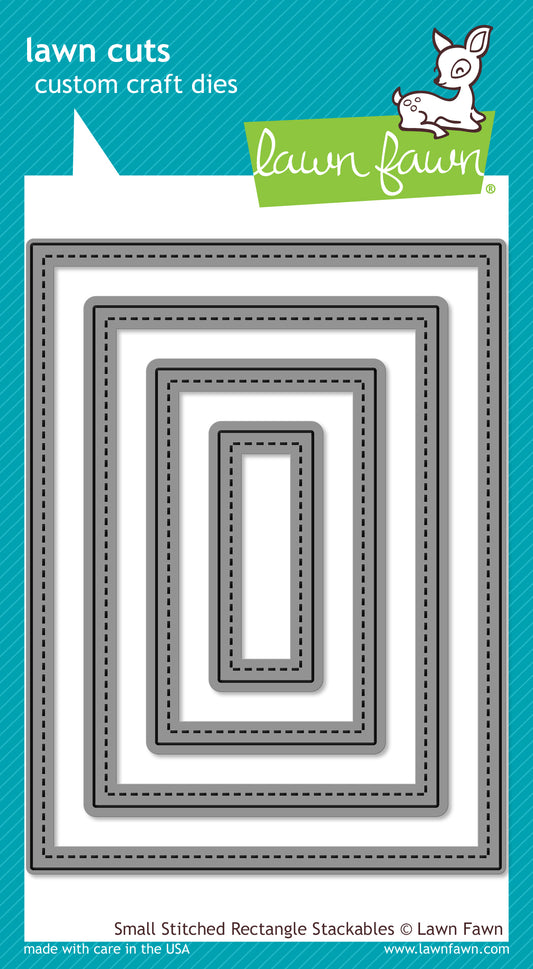 Lawn Fawn Small Stitched Rectangle Stacka
