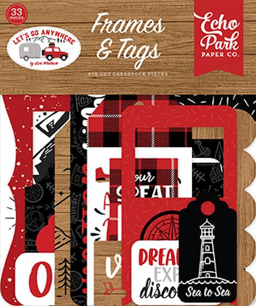 Let's Go Anywhere Frames & Tags