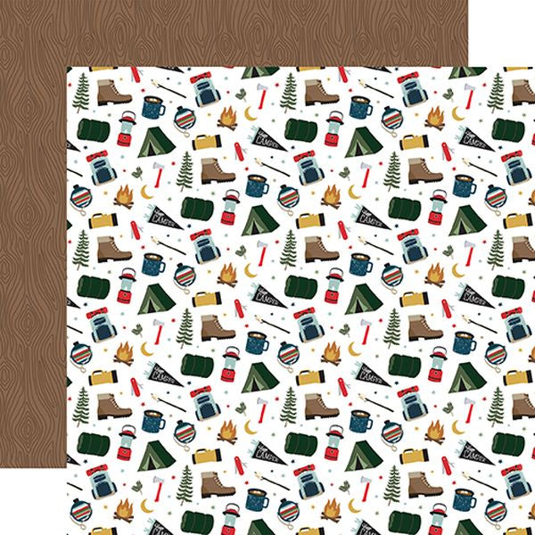 Echo Park Let's Go Camping  Adventure Awaits DS Paper (1 Sheet)