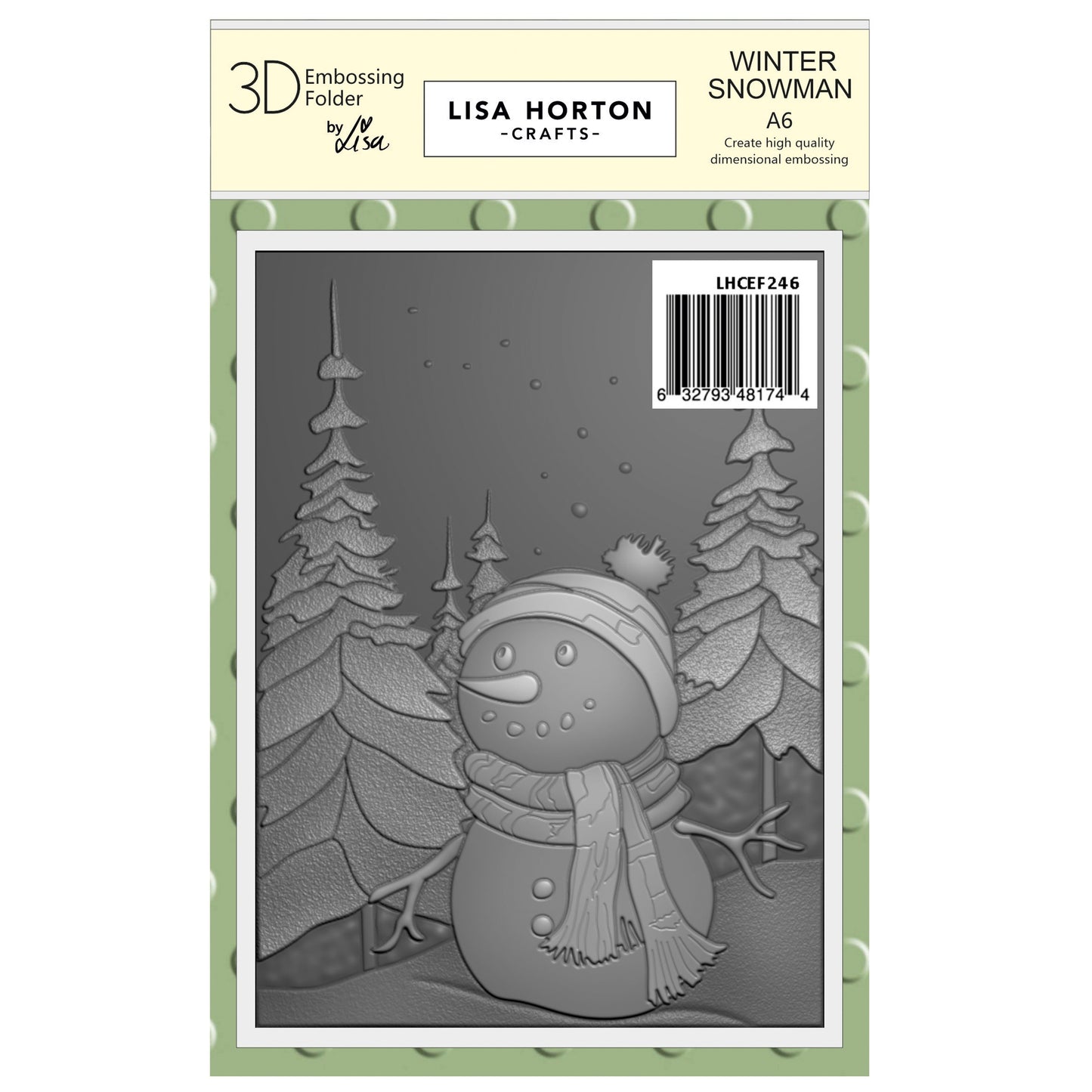 Lisa Horton Crafts A6 Embossing Folder