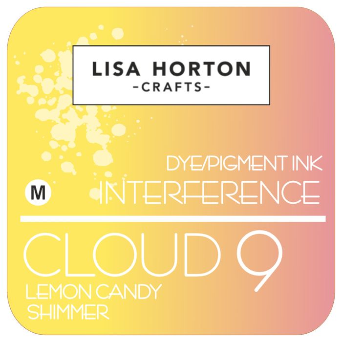 Lisa Horton Crafts Interference Ink Pad -Lemon Candy Shimmer