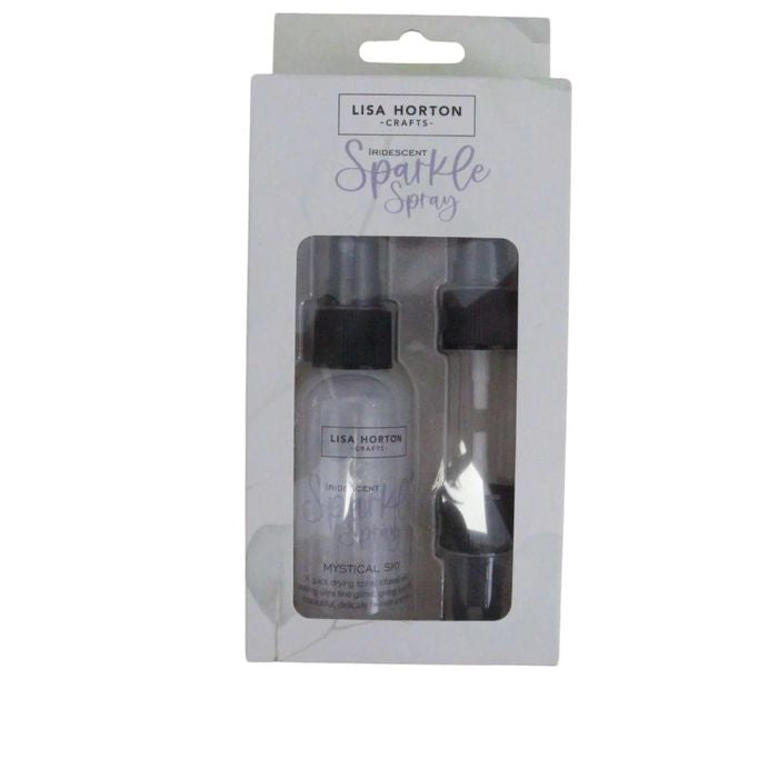 Lisa Horton Crafts Sparkle Spray & 3 Replacement Nozzles/Spray Heads - Mystical Sky